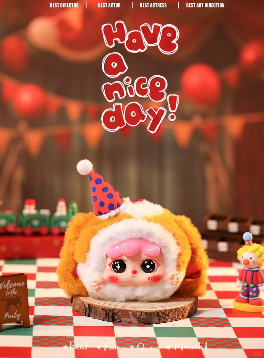#91 Migo Dream circus plush pendant blind box & Migo circus series blind box