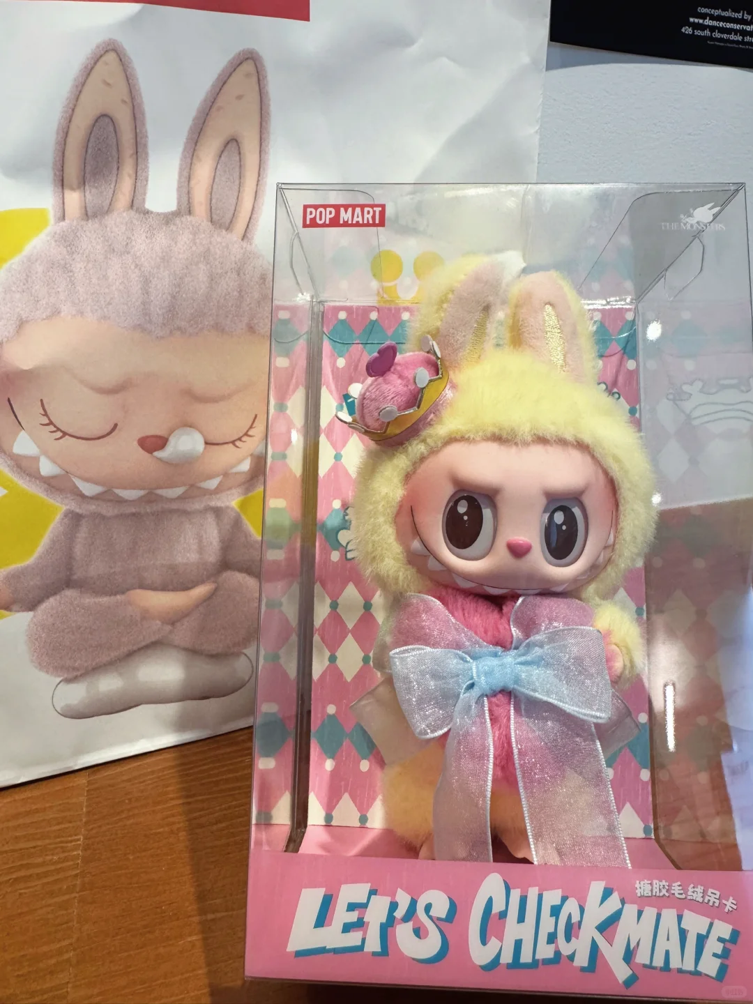 #03 THE MONSTERS Let's Check Mate Limited Labubu Plush Doll & Labubu Shogi Series