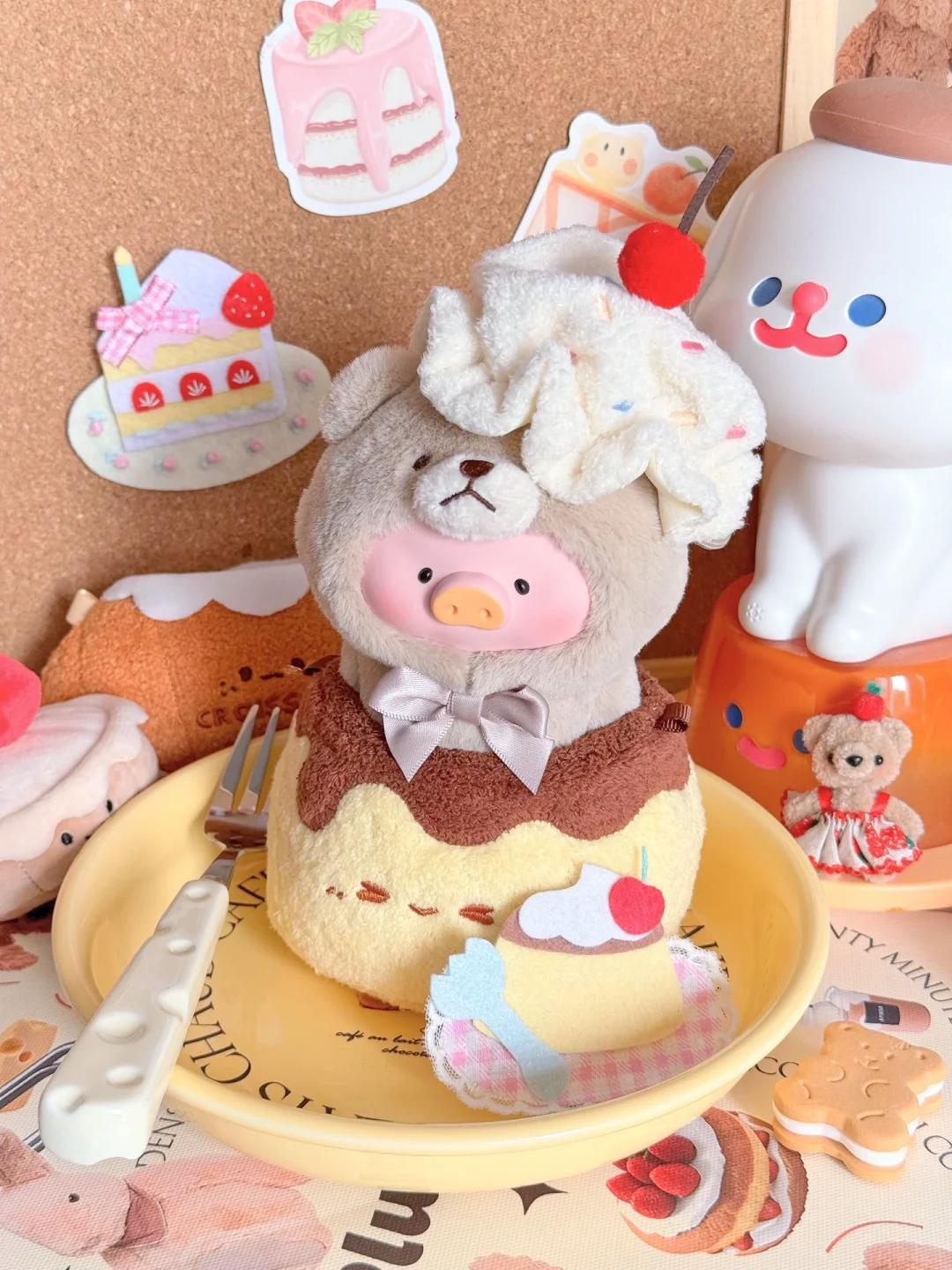#47 The Piggy Vintage Teddy Shop Series Plush Blind Box & Lulu Teddy Shop Series Plush