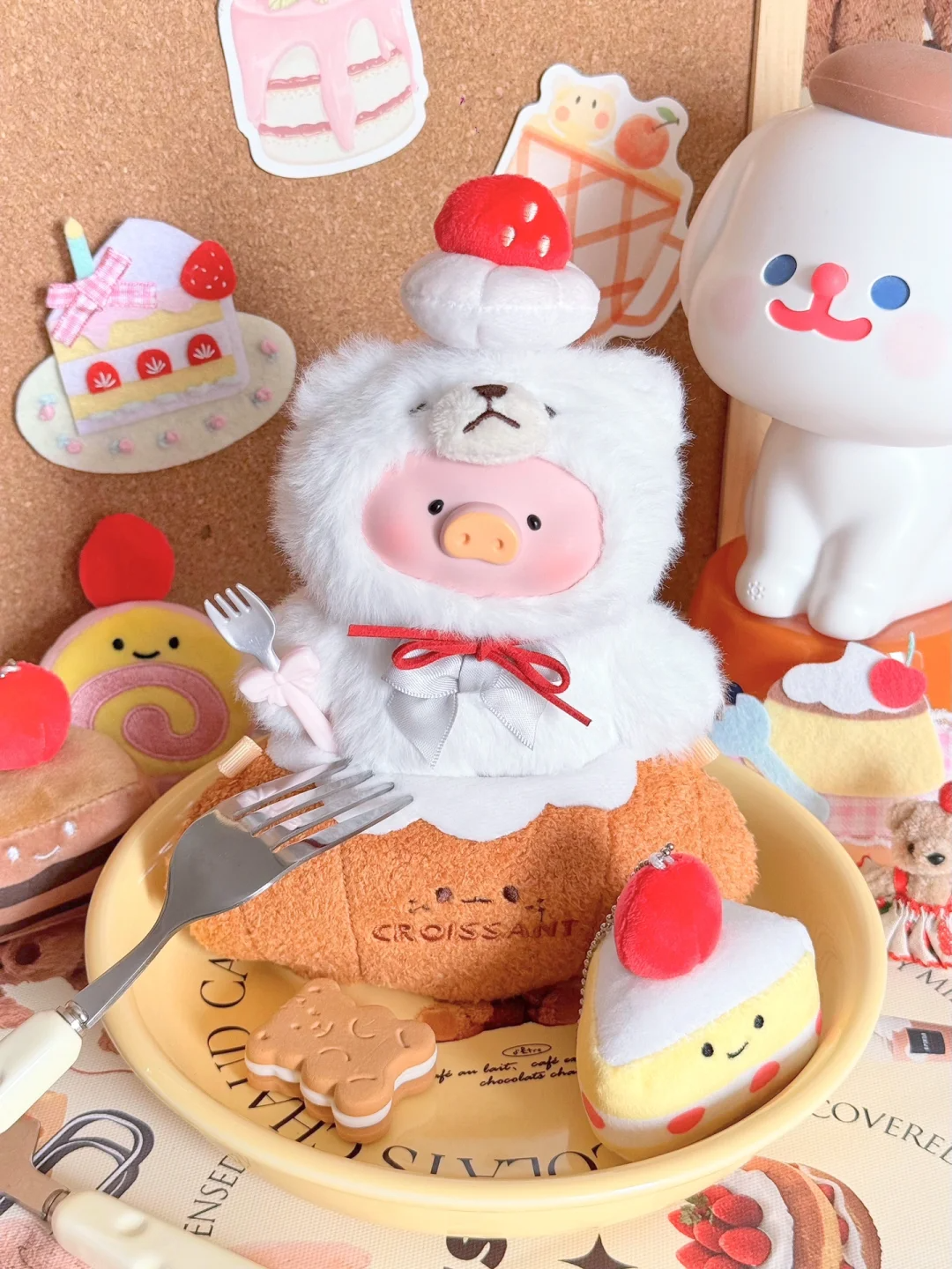 #47 The Piggy Vintage Teddy Shop Series Plush Blind Box & Lulu Teddy Shop Series Plush