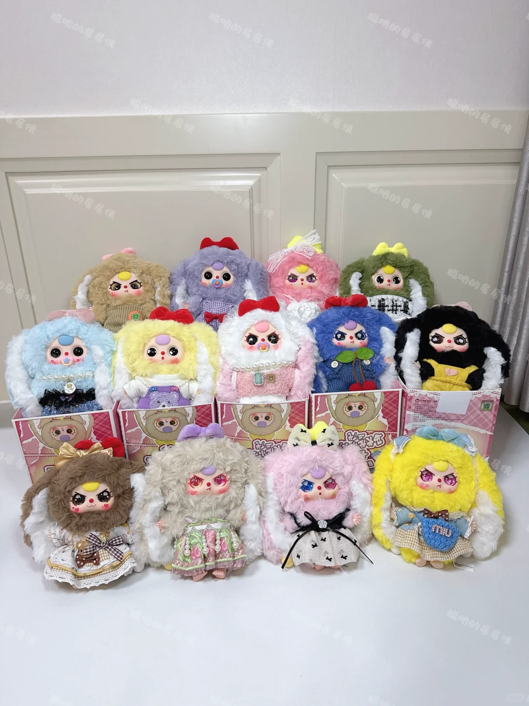 #49 Baby Three Macaron Little Cute Bunny Series-V2 Plush Dolls Blind Box & Baby Suri 2nd Generation Plush Doll