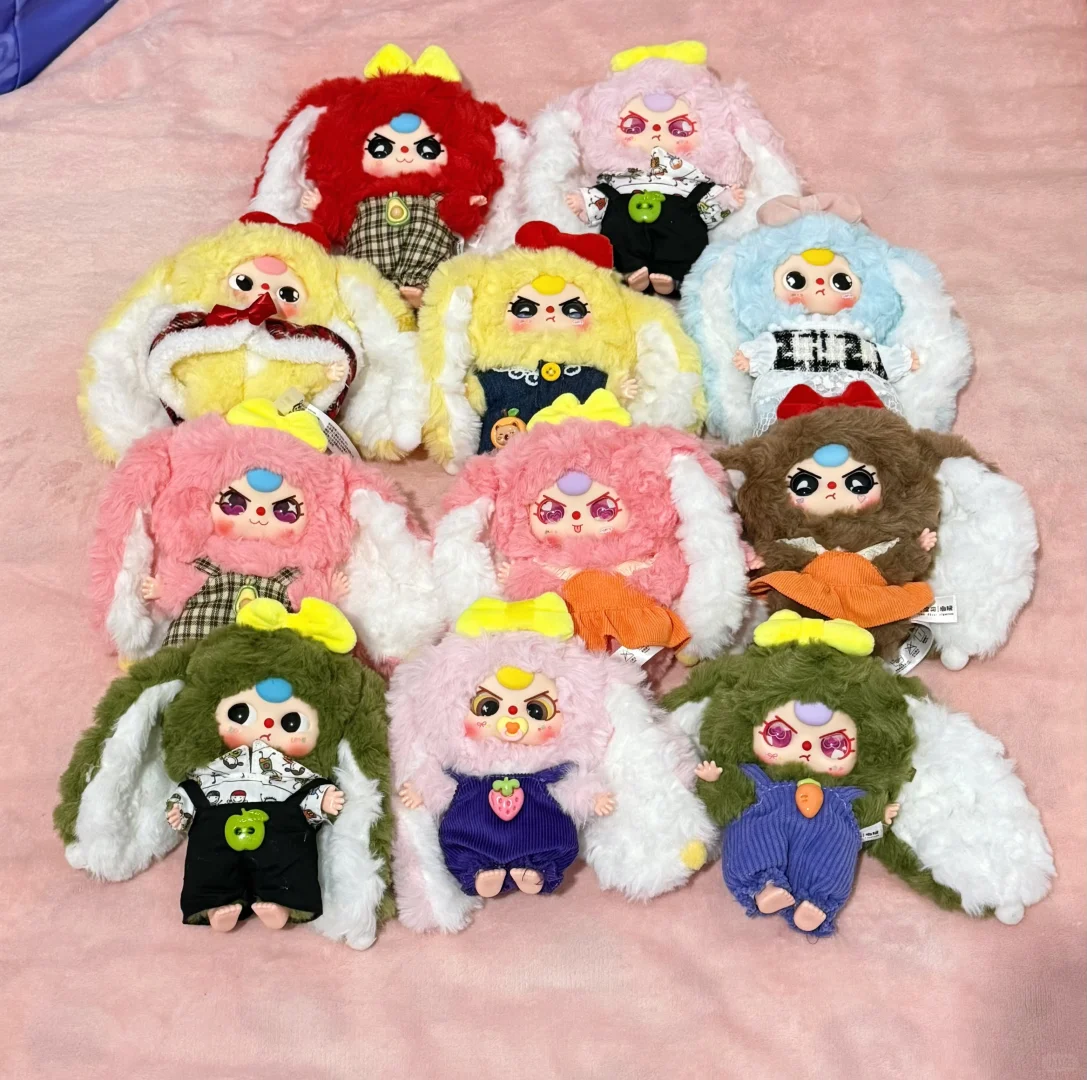 #49 Baby Three Macaron Little Cute Bunny Series-V2 Plush Dolls Blind Box & Baby Suri 2nd Generation Plush Doll
