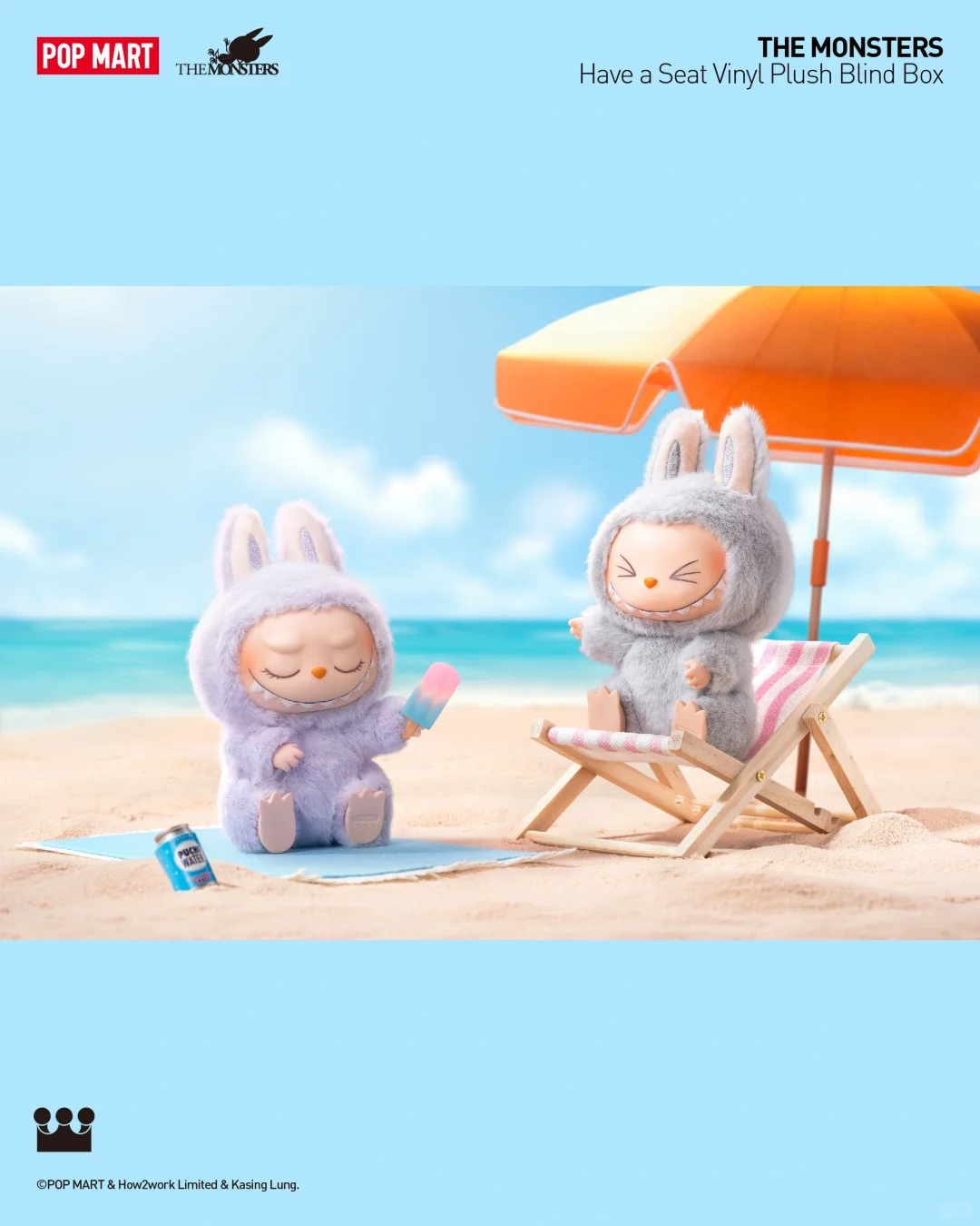 #05 Labubu V2 THE MONSTERS- Have a Seat Vinyl Plush Blind Box & Labubu 2nd Generation