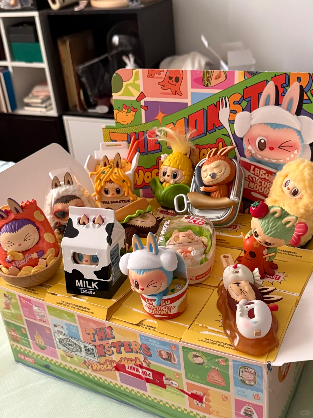 #107 Labubu The monsters Wacky Mart series-squishy Charm blind box & Labubu Convenience Store series blind box