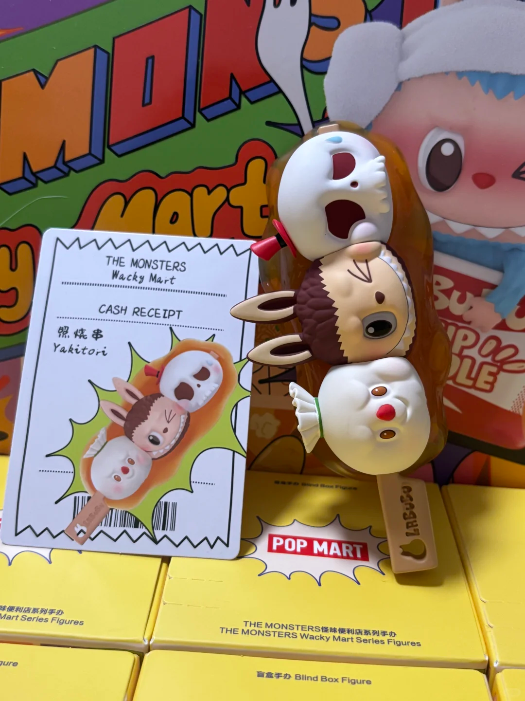 #107 Labubu The monsters Wacky Mart series-squishy Charm blind box & Labubu Convenience Store series blind box