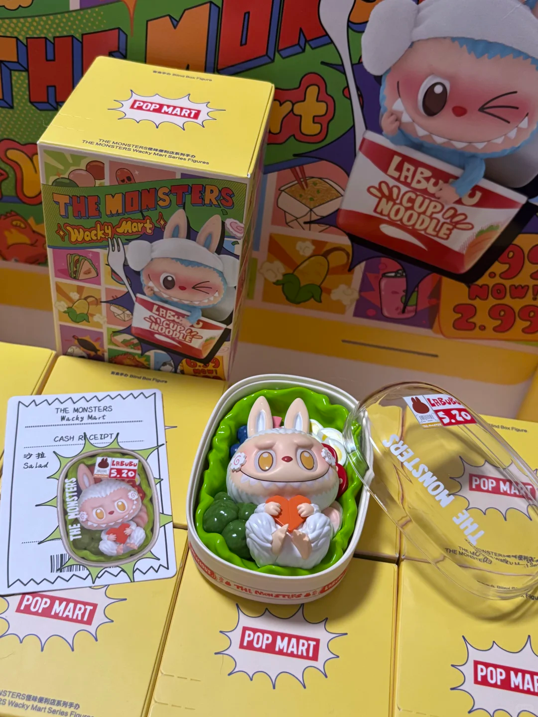 #107 Labubu The monsters Wacky Mart series-squishy Charm blind box & Labubu Convenience Store series blind box