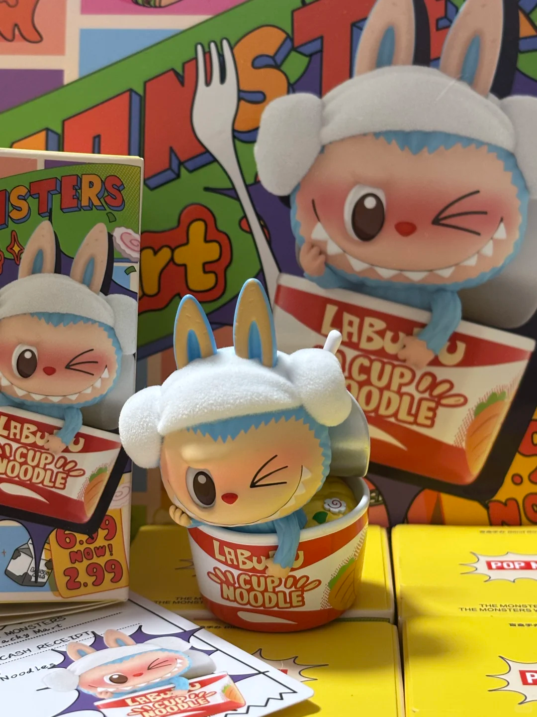 #107 Labubu The monsters Wacky Mart series-squishy Charm blind box & Labubu Convenience Store series blind box
