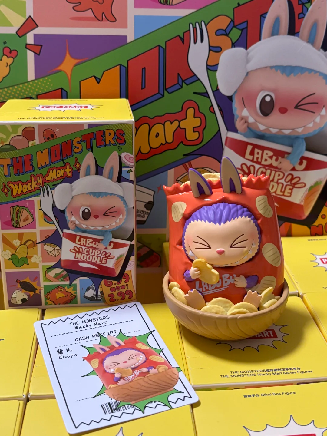 #107 Labubu The monsters Wacky Mart series-squishy Charm blind box & Labubu Convenience Store series blind box