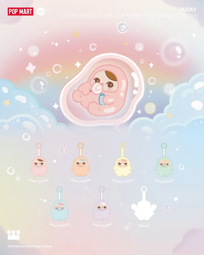 #66 PUCKY BEANIE BUBBLE UP Pendant &amp; Plush Toy 