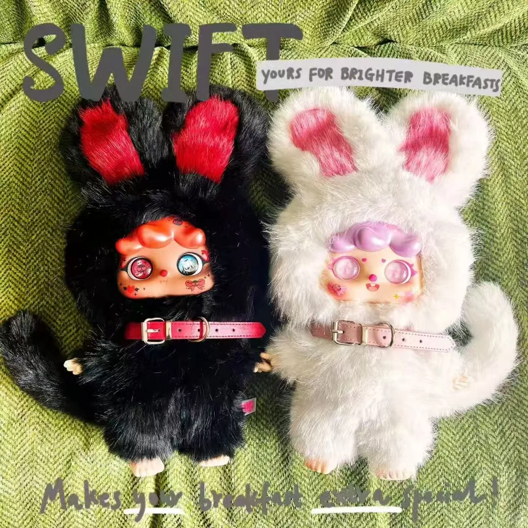 #67 MIGO Twin Life Limited Edition] 400% Plush Hanging Card Black Night White Day Series Blind Box &amp; MIGO Twin Life Series &amp; 400% Blind Box 
