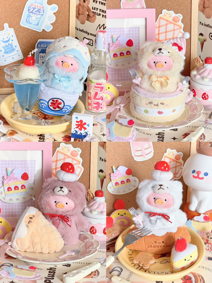 #47 The Piggy Vintage Teddy Shop Series Plush Blind Box &amp; Lulu Teddy Shop Series Plush 