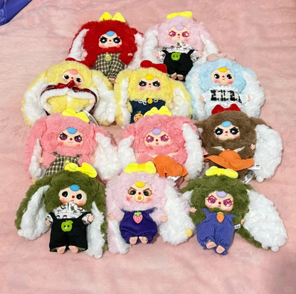 #49 Baby Three Macaron Little Cute Bunny Series-V2 Plush Dolls Blind Box &amp; Baby Suri 2nd Generation Plush Doll 