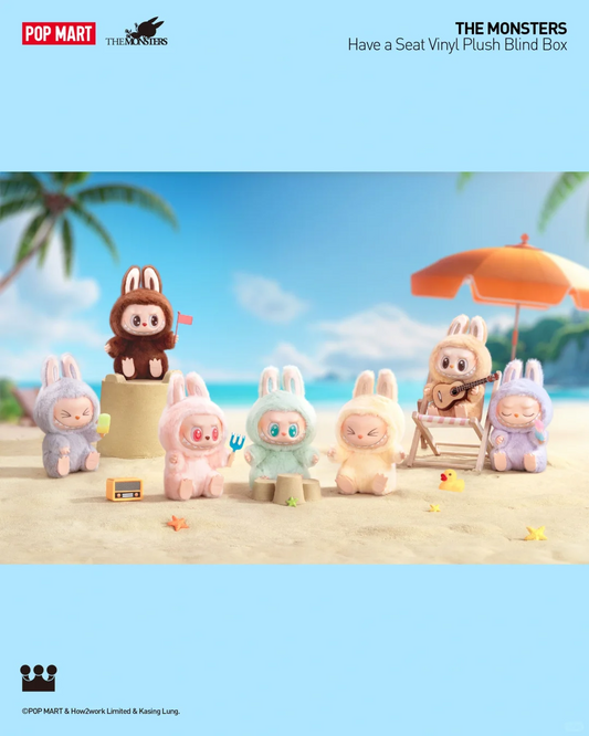 #05 Labubu V2 THE MONSTERS- Have a Seat Vinyl Plush Blind Box &amp; Labubu 2nd Generation