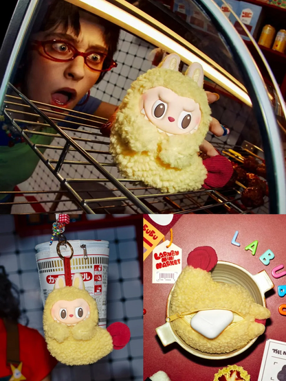 #107 Labubu The monsters Wacky Mart series-squishy Charm blind box &amp; Labubu Convenience Store series blind box 