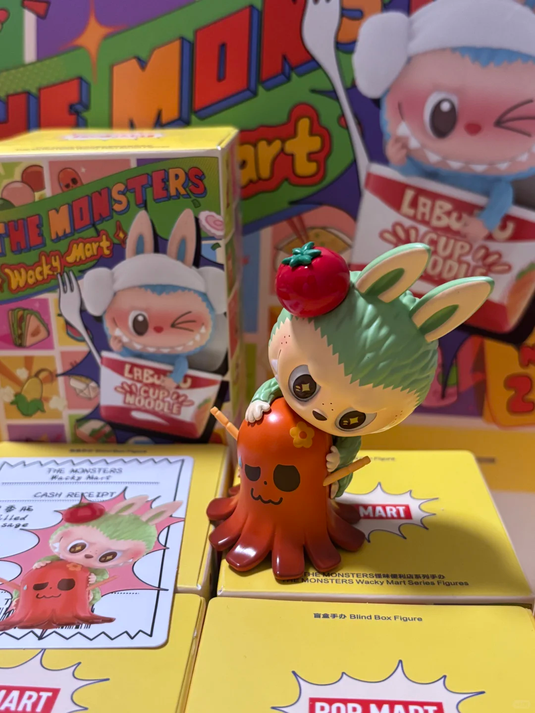 #107 Labubu The monsters Wacky Mart series-squishy Charm blind box &amp; Labubu Convenience Store series blind box 