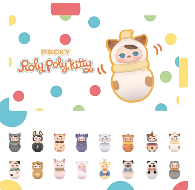 Pucky Roly-Poly Kitty Series Figures