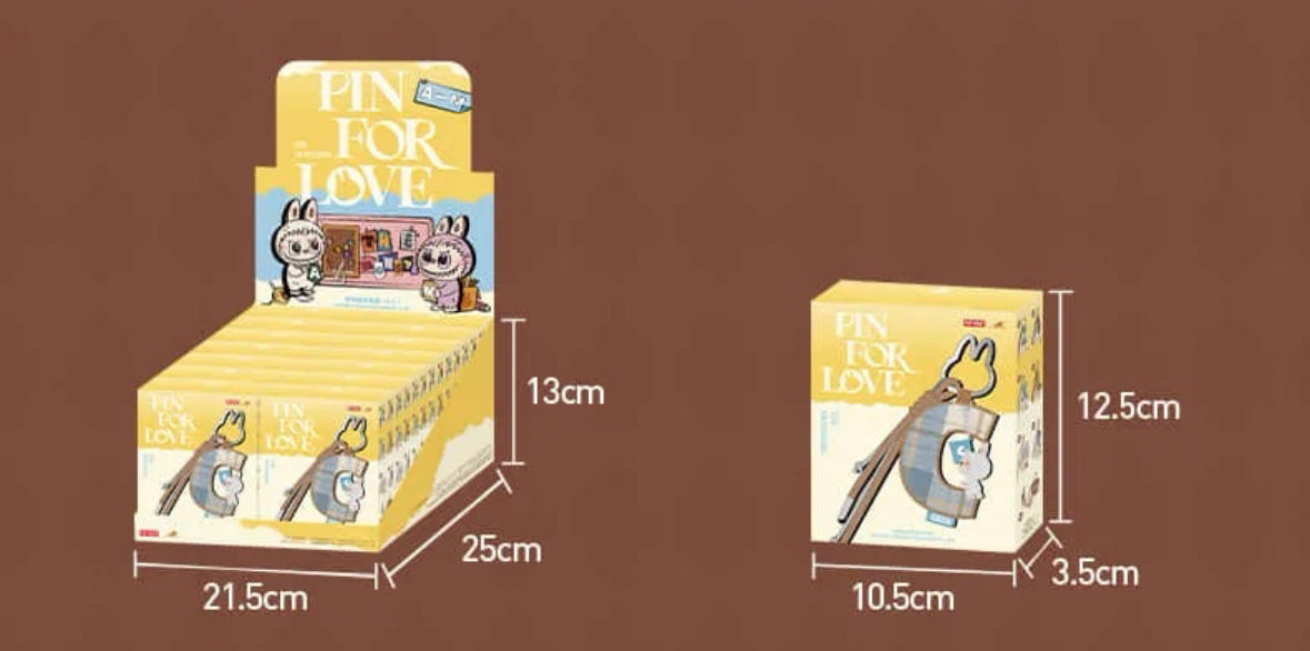 #310 THE MONSTERS Pin for Love Series - Letter Pendant Blind Box(pre order)